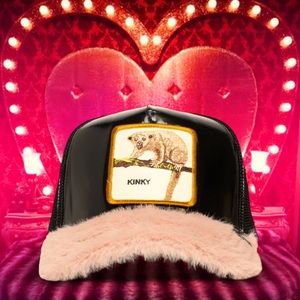 NIB Limited Edition Goorin Brothers “Kinky” Honey Bear Trucker Hat